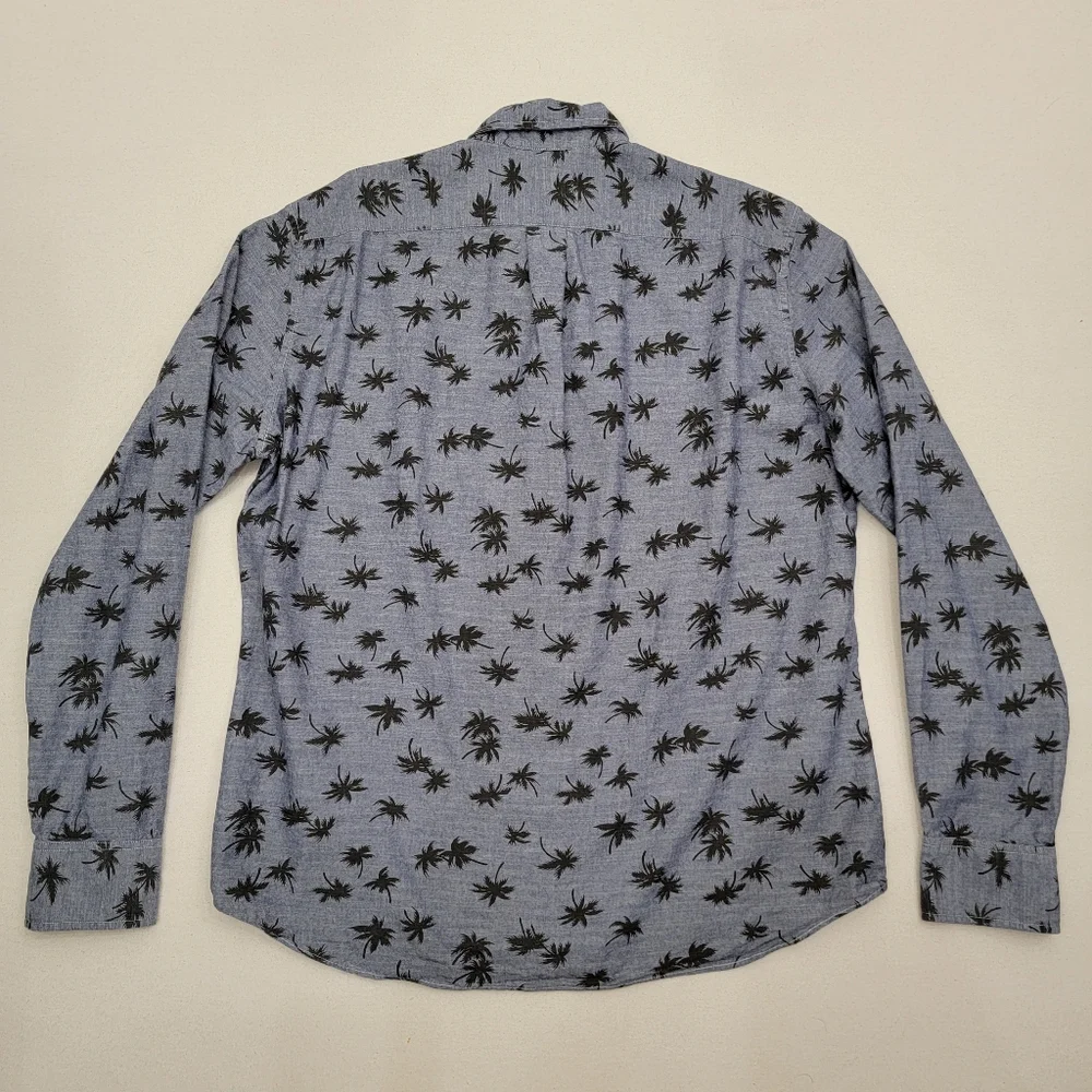 J. Crew Palm Patterned Buttton Down XL